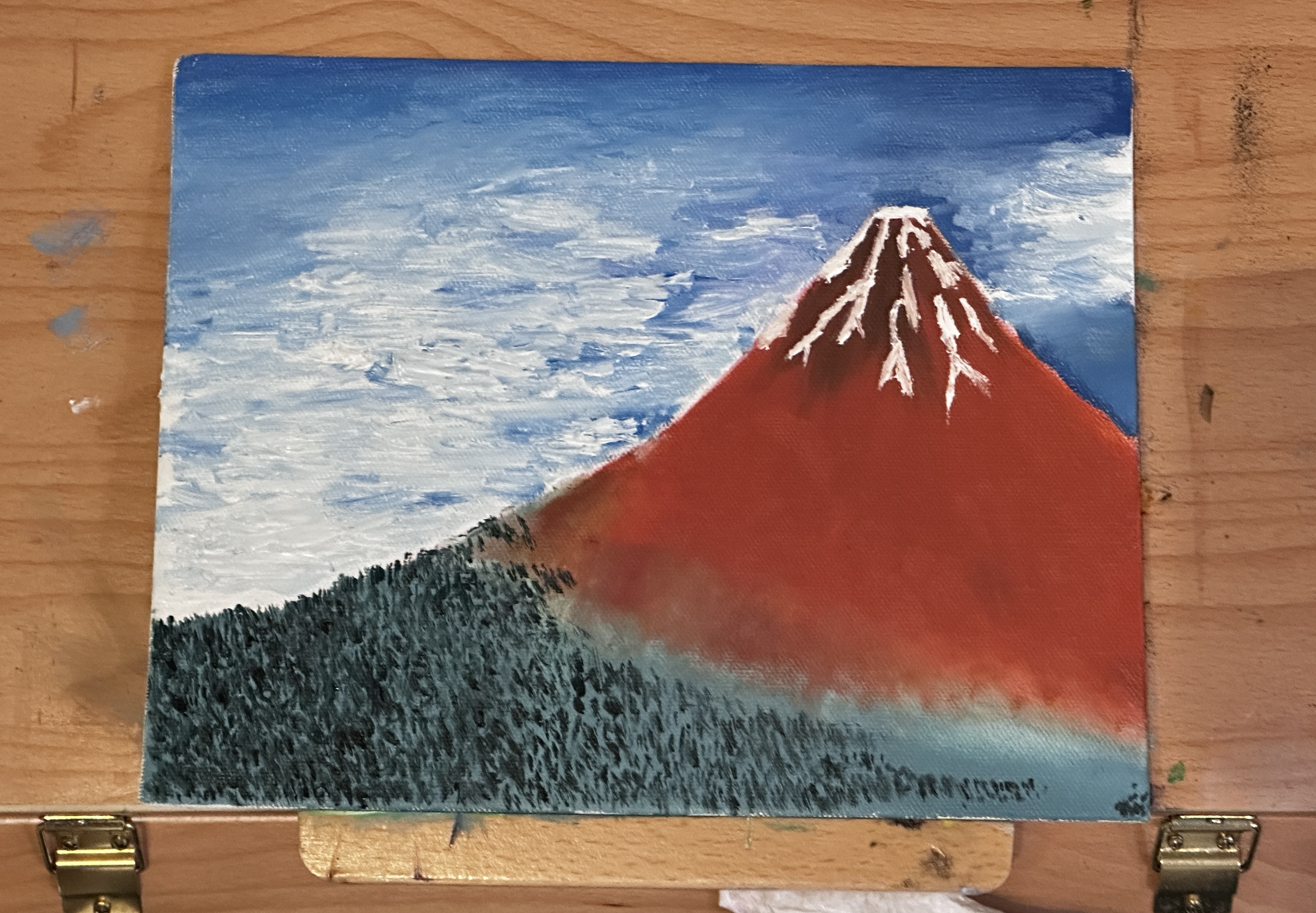 Oil painting 2: 凱風快晴